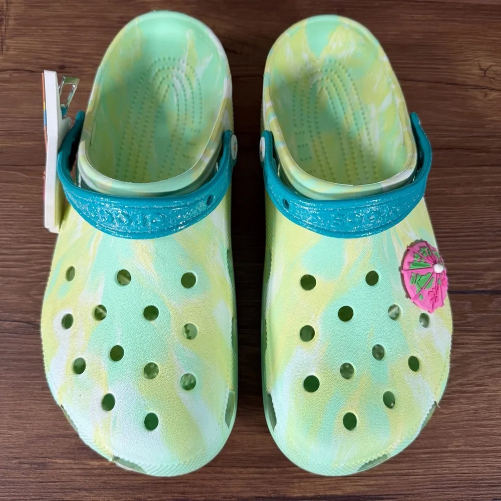 Margaritaville CROCS Jimmy Buffet Slip-On Clogs Shoes Men’s Size 11 Tie Dye
